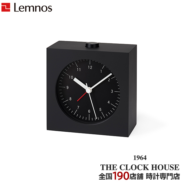 Lemnos レムノス　eki clock s ブラック 置時計 楽天市場】マラソン+4倍日 レムノス Lemnos 【 eki clock s エキ