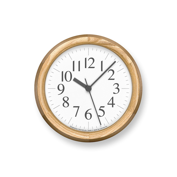 Lemnos Clock B クロック ビー 角田 陽太　レムノス掛時計 Lemnos（レムノス） タカタレムノス 掛け時計 デザインオブジェクト