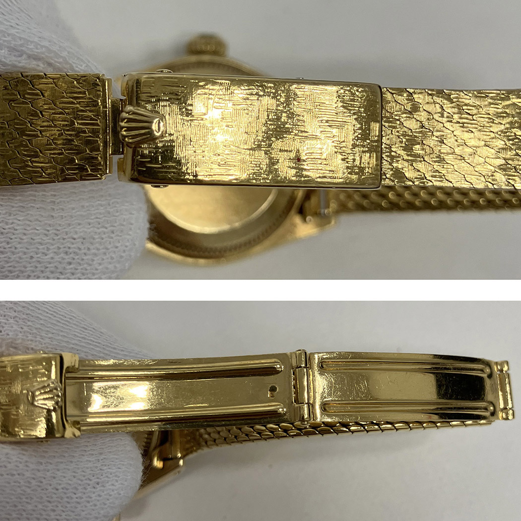 ROLEX ロレックス デイトジャスト 6904 32番台 YG 金無垢 K18
