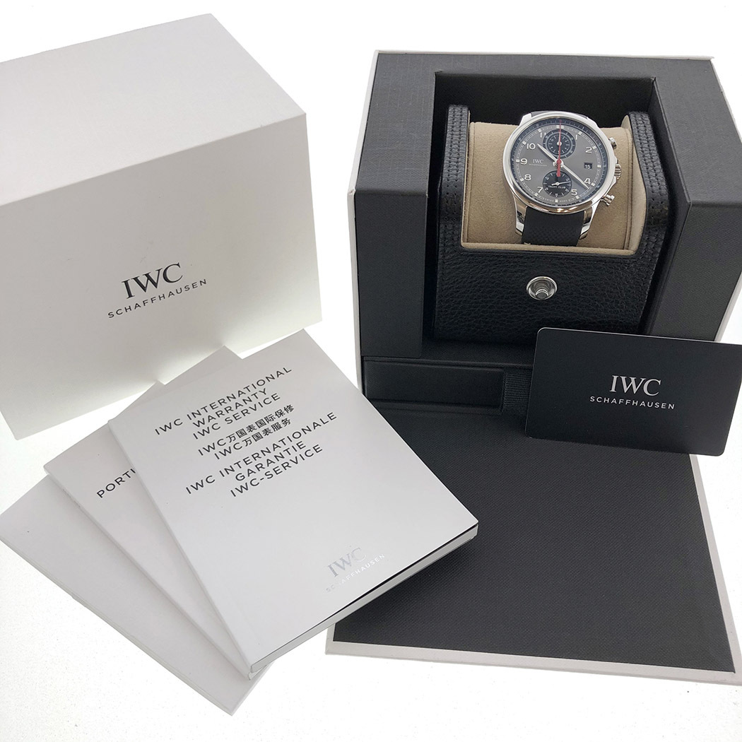 IWC ポルトギーゼ ヨットクラブ IW390503 SS×ラバー AT グレー文字盤-