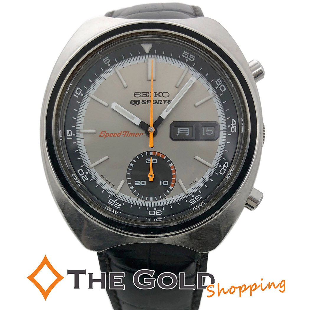 SEIKO（セイコー） 5スポーツ スピードタイマー 6139-7020 OH済 41mm