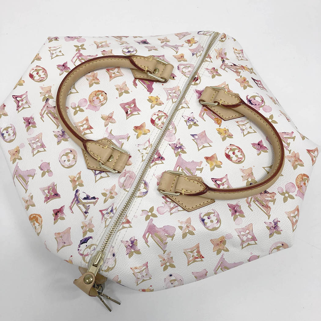 LOUIS VUITTON パドロック付き　モノグラム　　スピーディ35 ルイヴィトン モノグラム ボストンバッグ スピーディ35