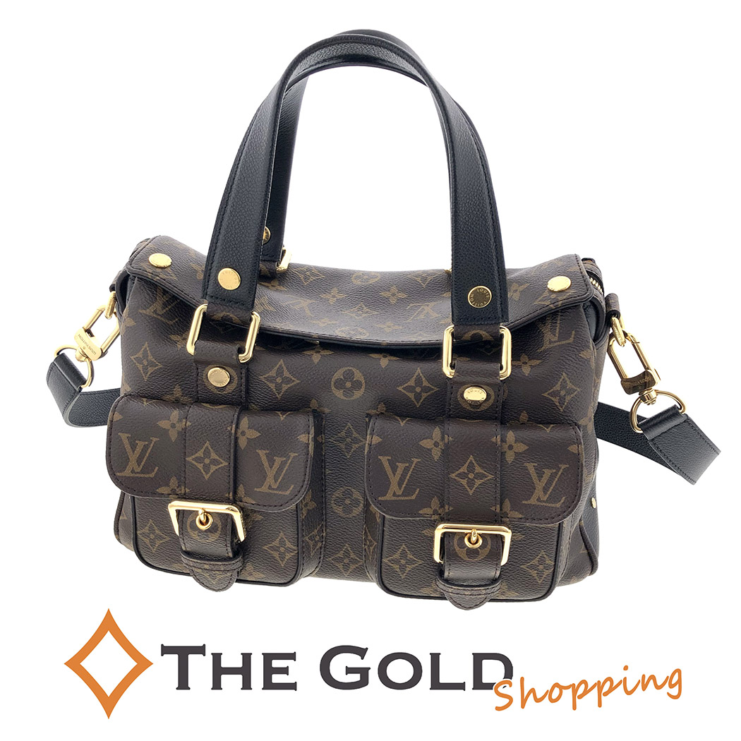 Louis Vuitton ボストンバッグ ブラウン キャンバス 中古】 ルイ・ヴィトン LOUIS VUITTON ボストンバッグ