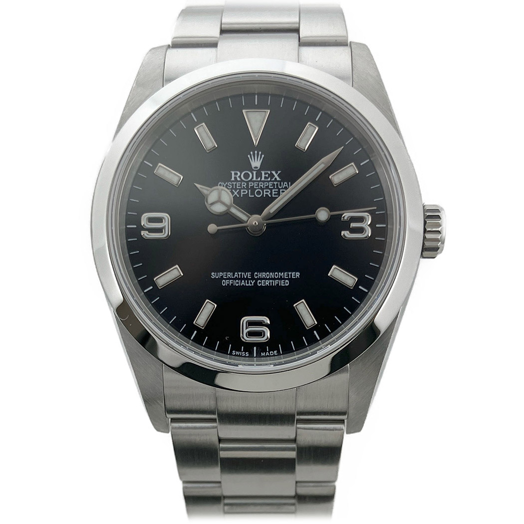 ROLEX（ロレックス） エクスプローラーI 114270 D番 国内 36mm 黒文字