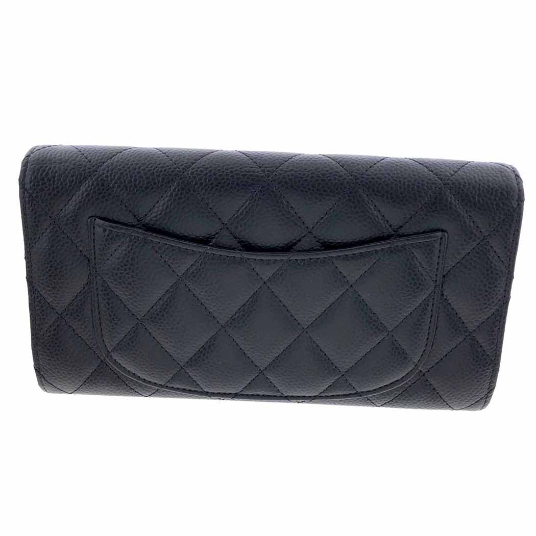 CHANEL（シャネル） ロングウォレット AP0241 マトラッセ キャビア