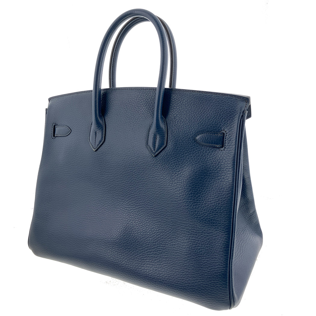 HERMES（エルメス） バーキン35 □F刻印 ブルー系 青系 アルデンヌ