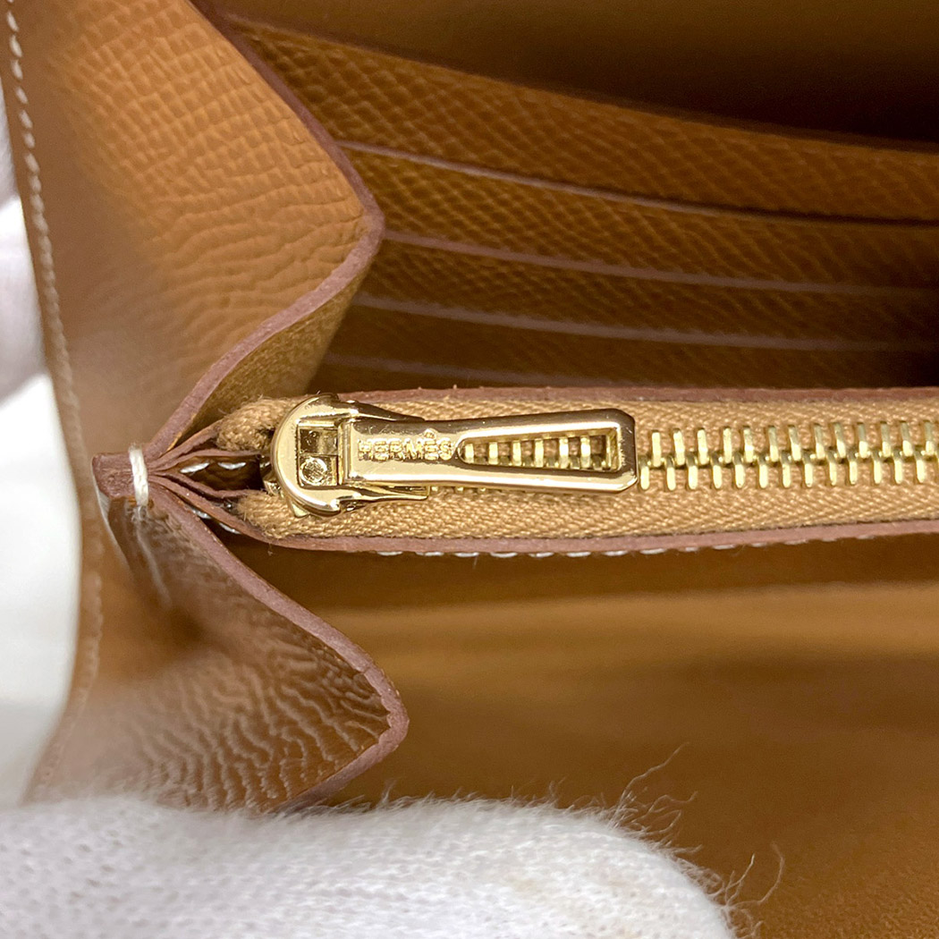 【新品同様】HERMES エルメス コンスタンス トゥーゴー ウォレット エプソン ゴールド金具 U刻印 2022年 管理番号：9169 HERMES（エルメス） コンスタンス トゥー ゴー U刻印 2022年 ヴォー