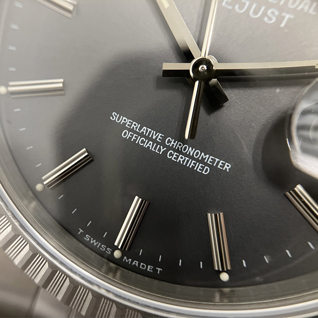 ROLEX（ロレックス） デイトジャスト 16220 X番 並行 36mm グレー文字