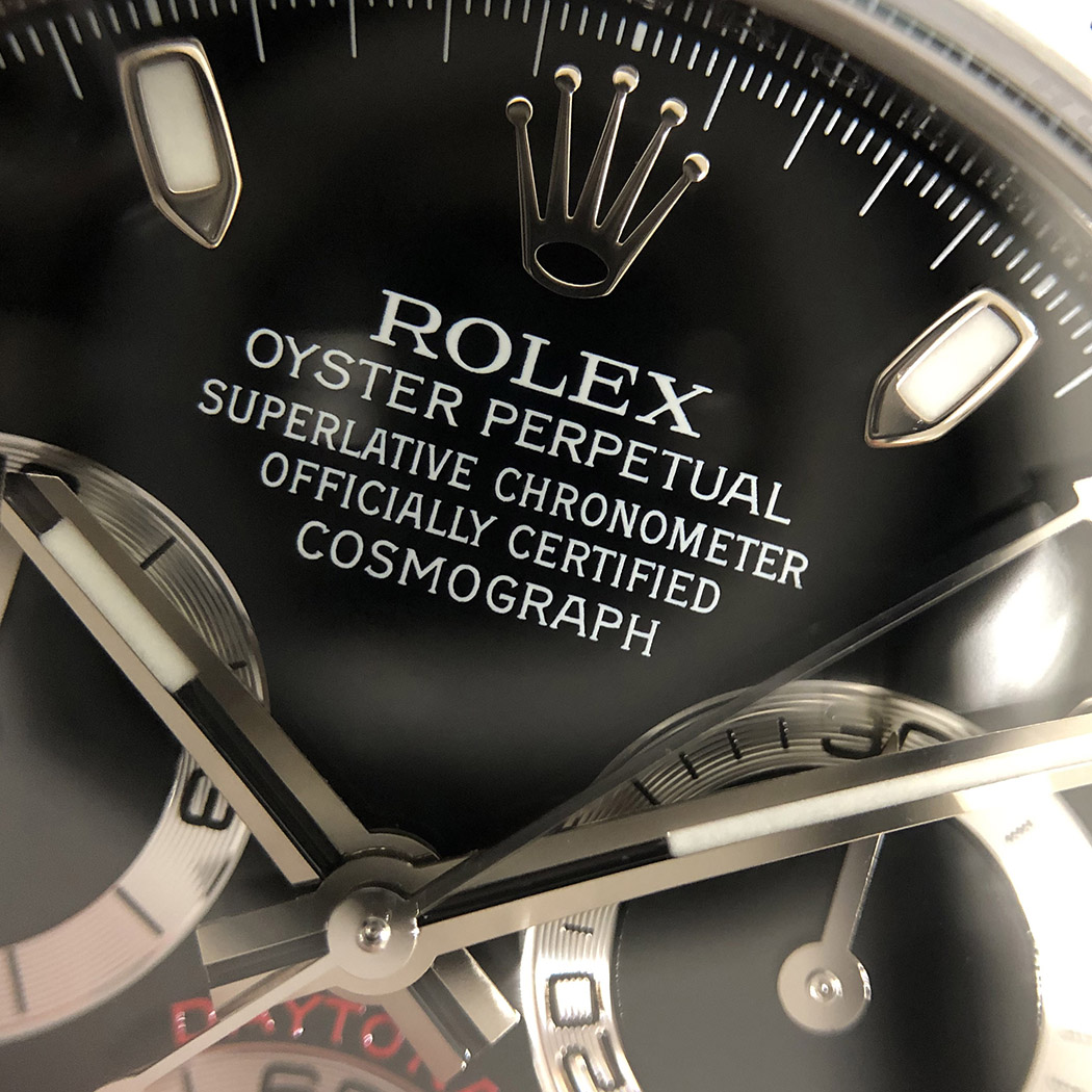 ROLEX コスモグラフ デイトナ 116520 未使用 ランダム品番 黒文字盤 ステンレス ロレックス 腕時計 メンズ ウォッチ 男性用 中古