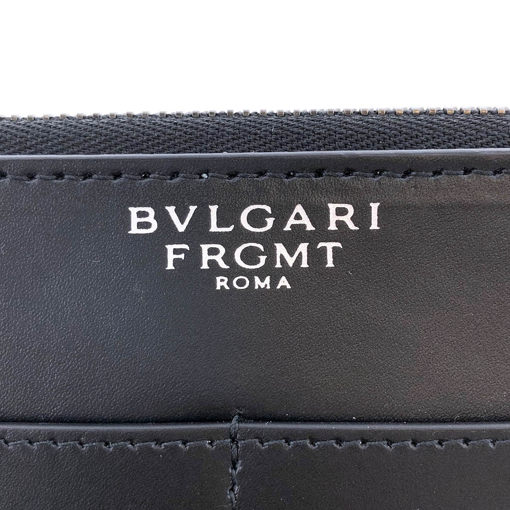 ブルガリ BVLGARI × FRAGMENT レザークラッチ 290786 藤原ヒロシ