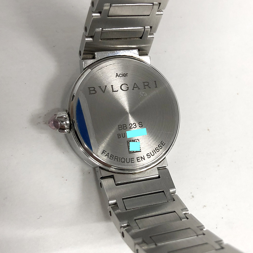 BVLGARI ブルガリブルガリ BB23S ホワイト マザーオブパール クォーツ 