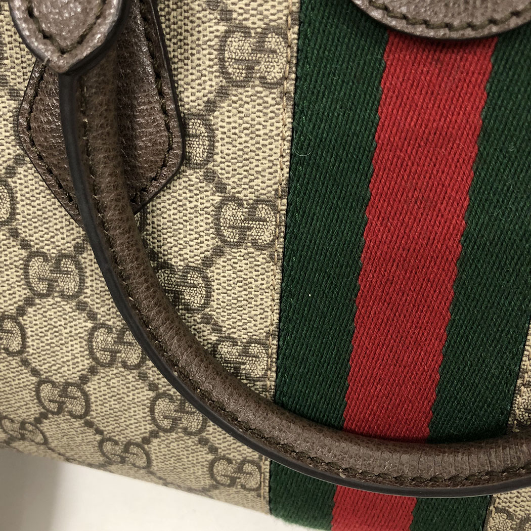 GUCCI ミディアムトップハンドルバッグ 524532 オフィディア GG