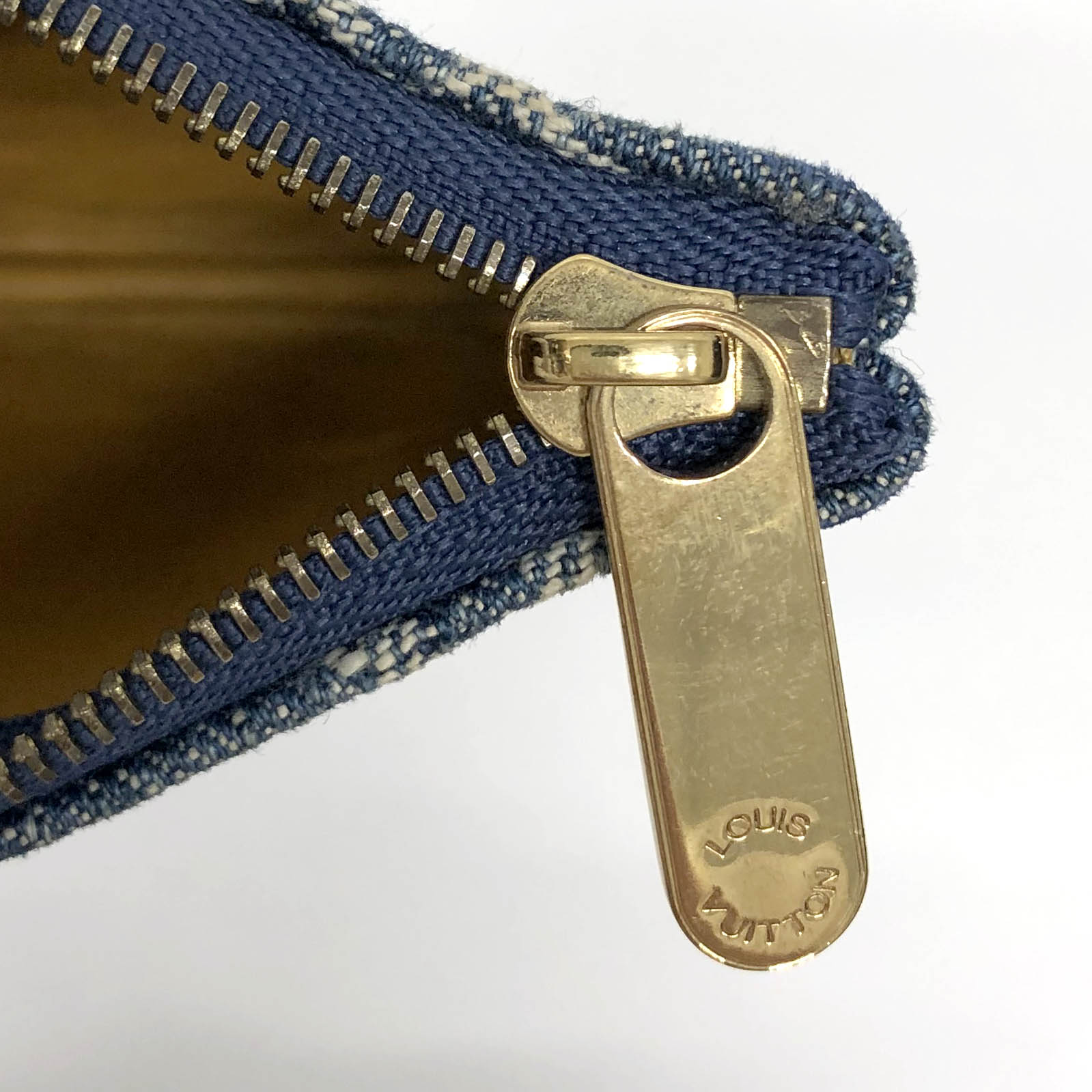 ■中古■　ルイ・ヴィトン ポシェット クレ ケース モノグラム デニム M95343 箱 【A48076】 △限定値下げ▽ □中古□ ルイ・ヴィトン ポシェット クレ コイン