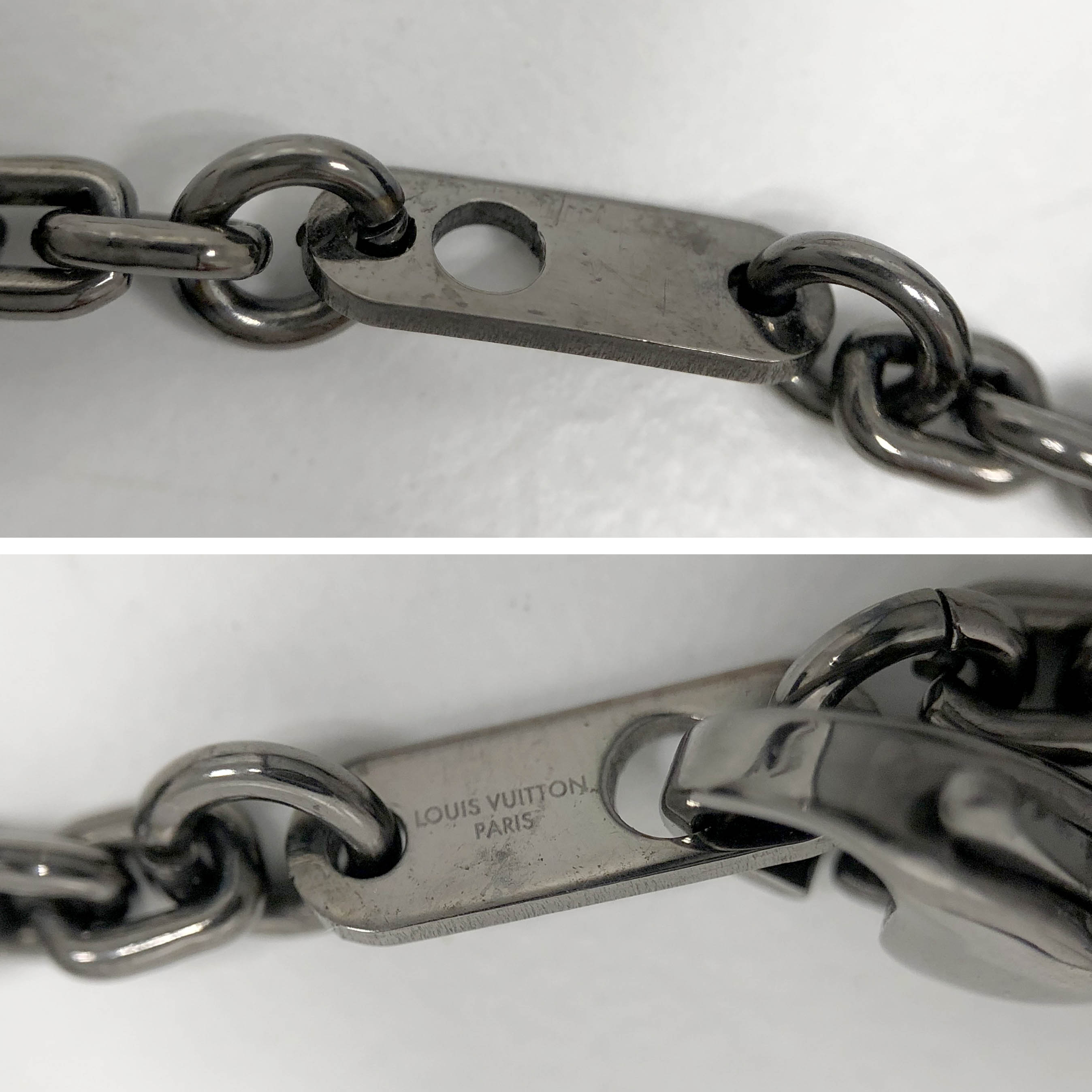 LOUIS VUITTON ペンダントモノグラム ボールド M01191 50-60cm