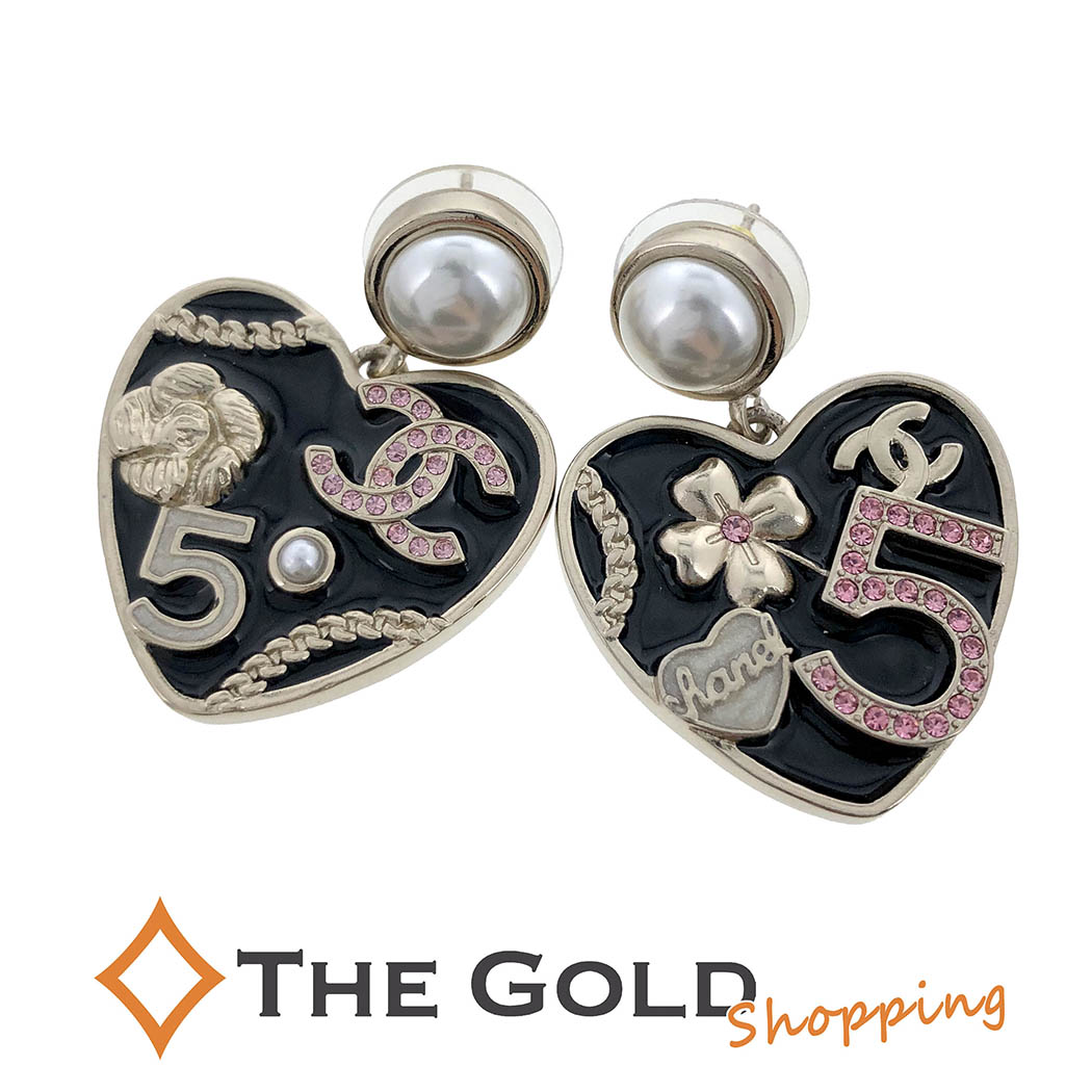 CHANEL（シャネル） ピアス ハート No5 B24S コスチュームパール
