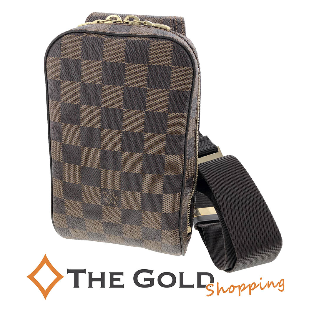 【極美品】ルイヴィトン ダミエエベヌ ジェロニモス 2代目 N51994 LOUIS VUITTON（ルイ・ヴィトン） ジェロ二モス N51994 ダミエ エベヌ