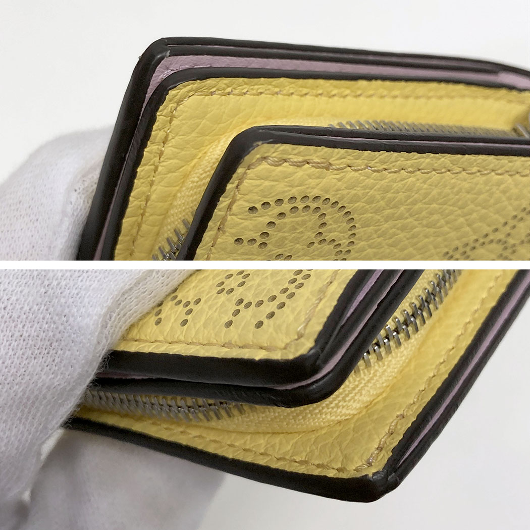 LOUIS VUITTON ポルトフォイユクレア M82502 モノグラム マヒナ レザー  