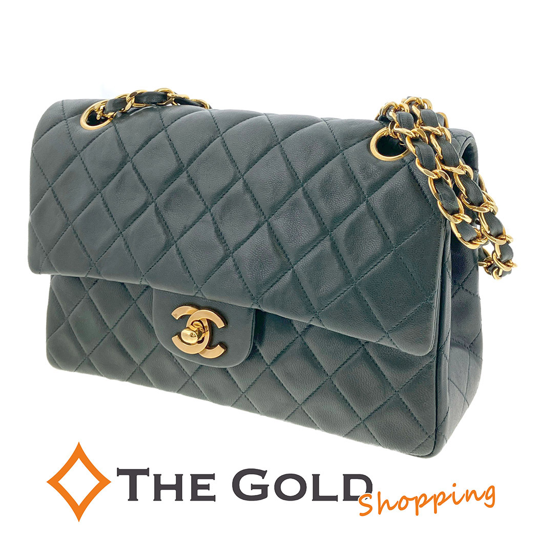CHANEL（シャネル） マトラッセ チェーンショルダーバッグ グリーン 6