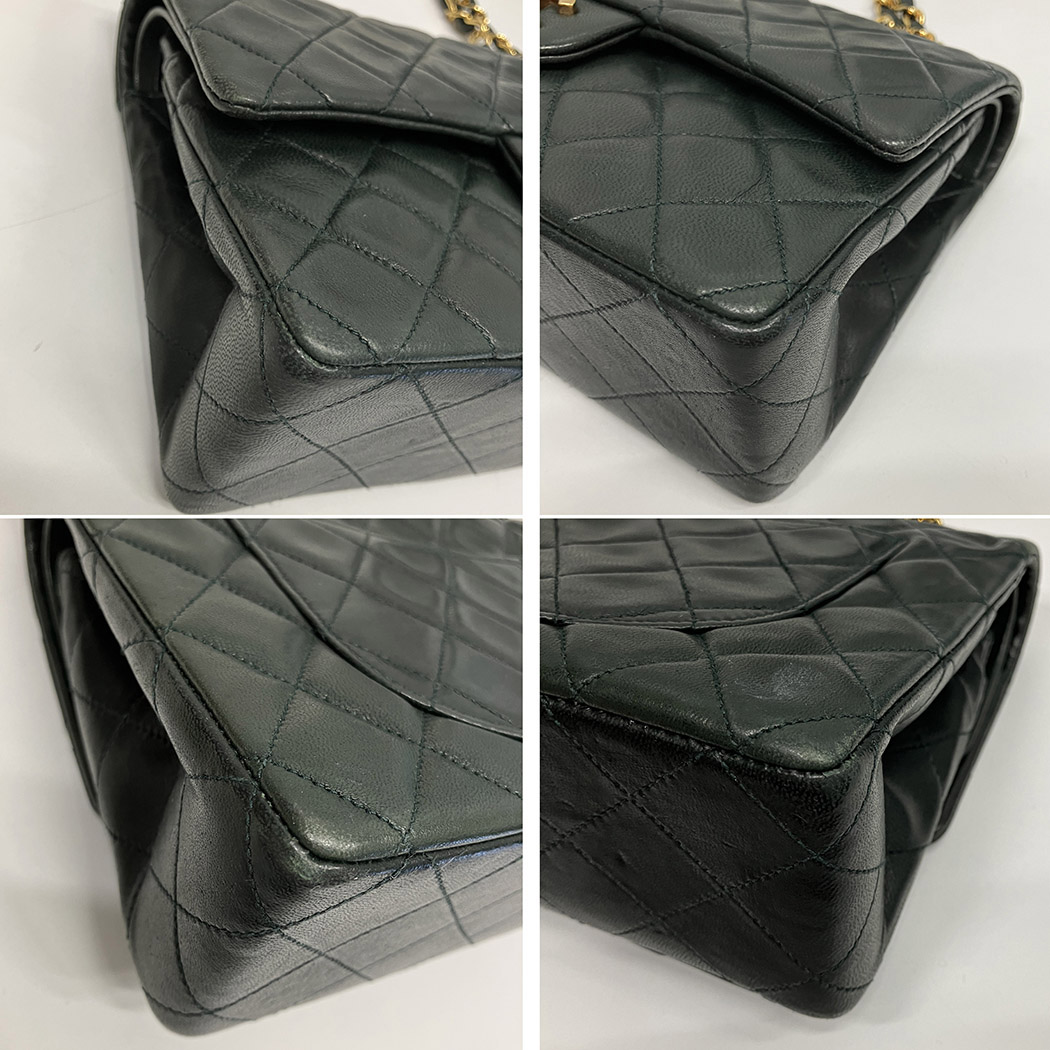 CHANEL（シャネル） マトラッセ チェーンショルダーバッグ グリーン 6