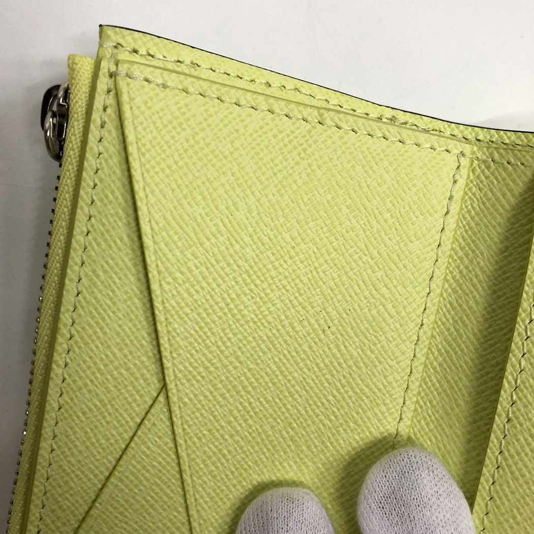 ルイヴィトン モノグラム エクリプス ヴィクターウォレット 折り財布 黄色 財布 ルイヴィトン 三つ折り財布 コンパクト財布 レディース