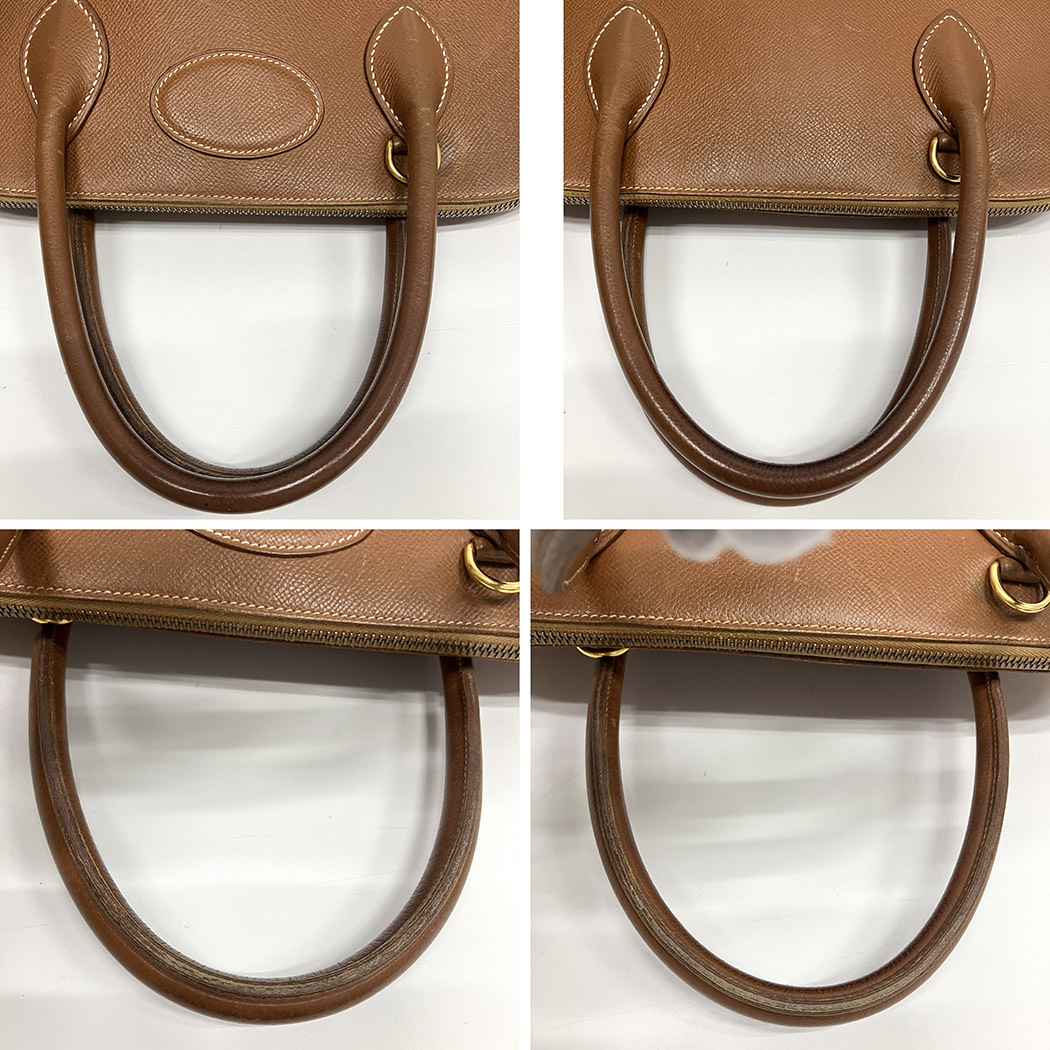 HERMES（エルメス） ボリード35 クシュベル ブラウン系 レザー 肩掛け