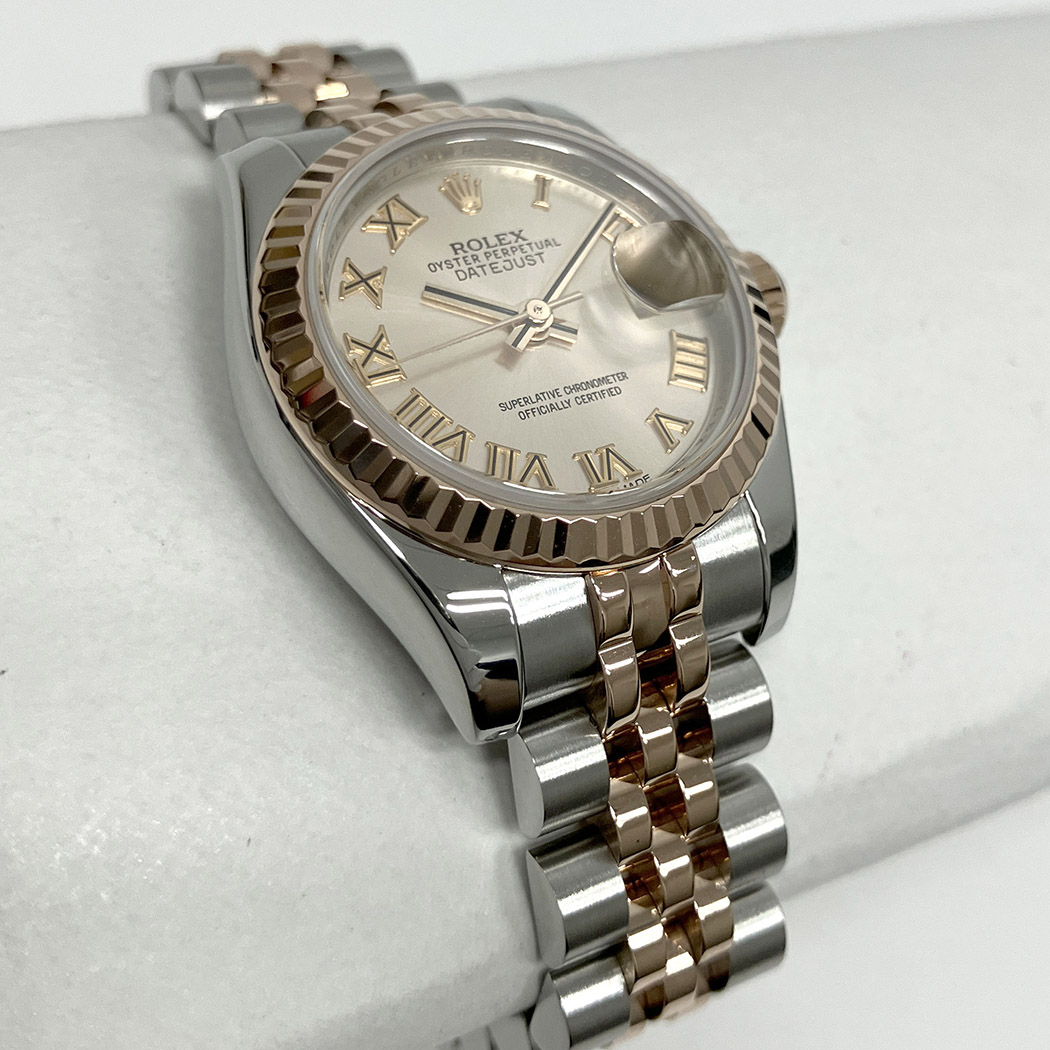 ロレックス デイトジャスト 26mm 179171 レディース 腕時計【Aランク】【中古】 ロレックス デイトジャスト 179171 メテオライト/ダイヤモンド