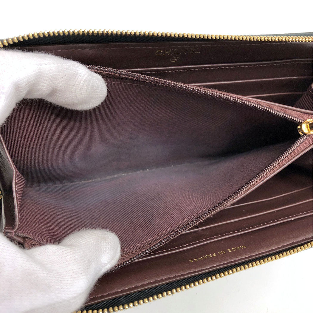 CHANEL（シャネル） ラウンドファスナー長財布 A50097 マトラッセ