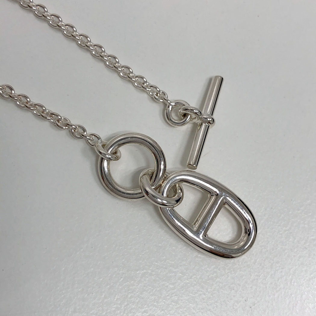 HERMES（エルメス） シェーヌダンクル アミュレット ネックレス Ag925