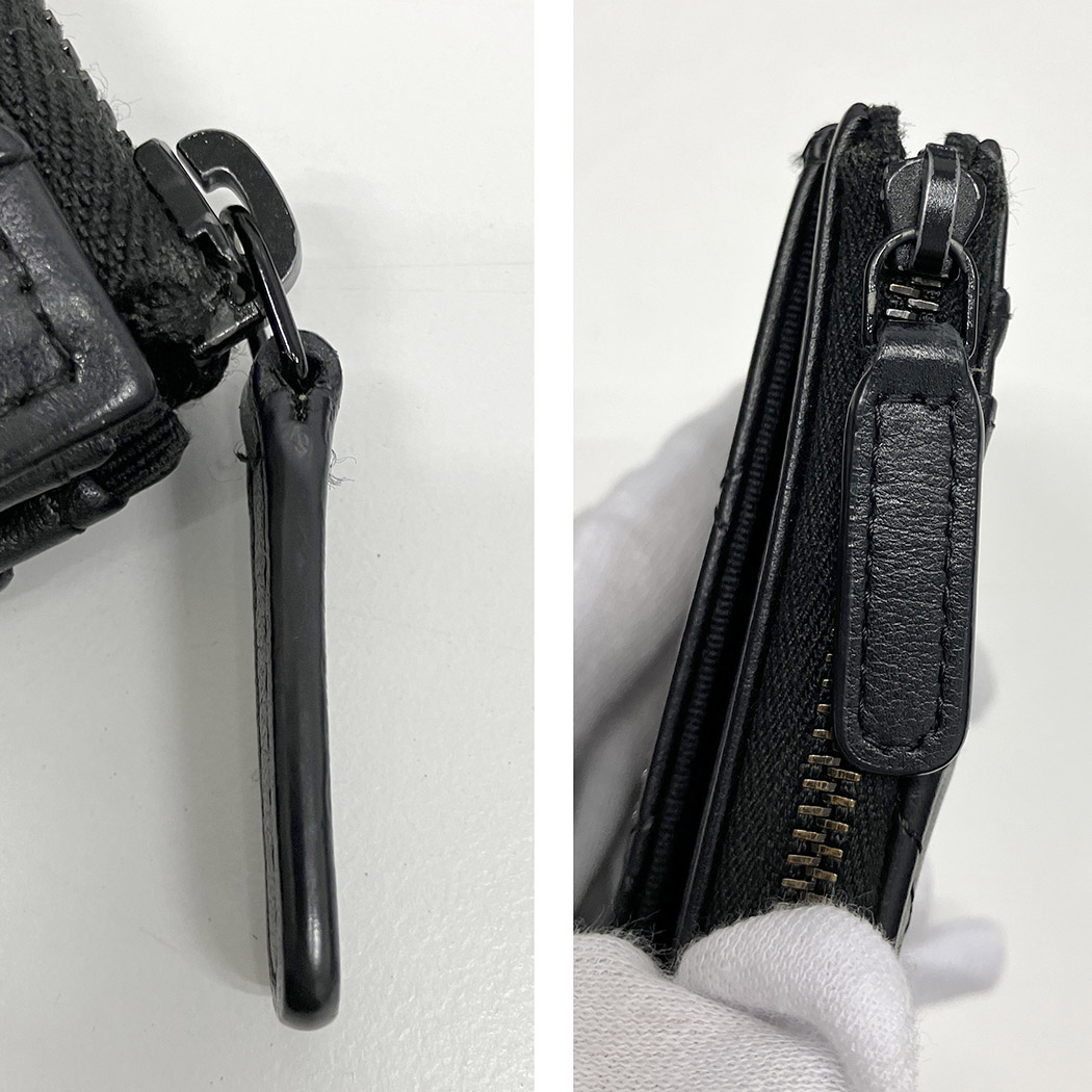 CHANEL　デカココ　ブラック 　ケース　Ｌ字ファスナー CHANEL（シャネル） クラシック ジップカードケース AP3820 カーフ