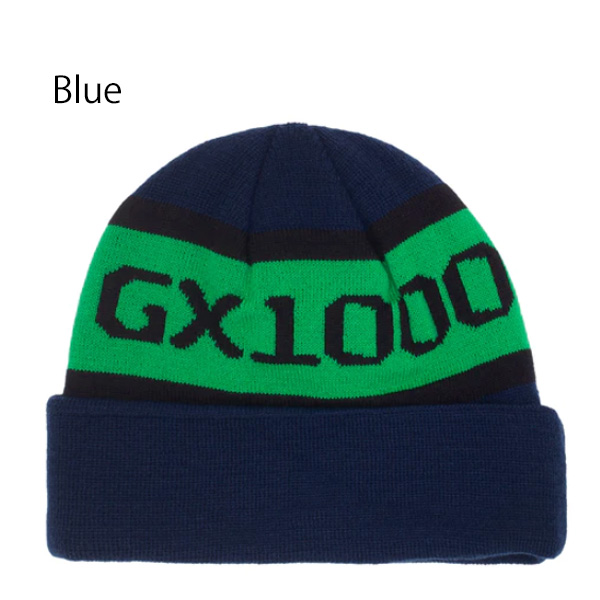 完売 GX1000 ビーニー　GX1000 OG Logo Beanie（Blue　Brown） ジーエックスセン ニット帽