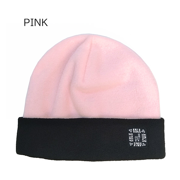 KM4K ビーニー　KM4K FLEECE CAP3 （PINK　ORANGE　BLUE） フリース...