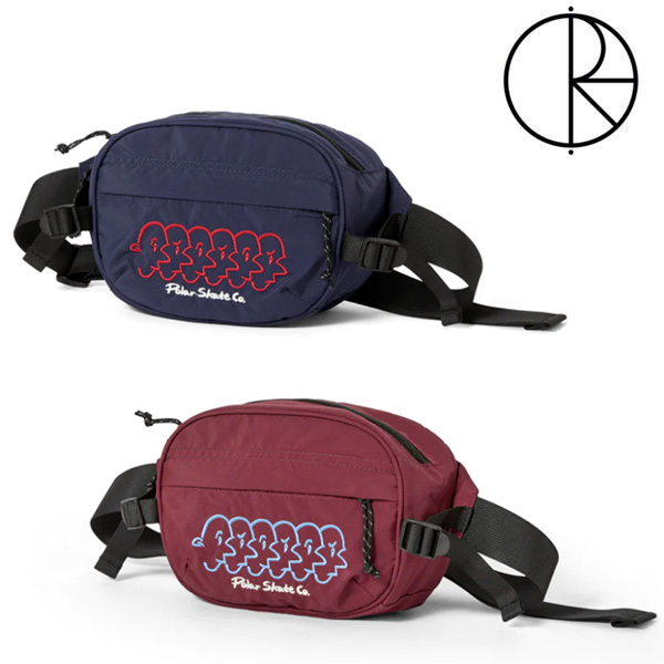 ただ今送料無料中！（沖縄：880円） POLAR SKATE CO バッグ Polar Skate Co. | polar skateboard  NYLON FACES HIP BAG （NAVY BORDEAUX) ポーラー : po-nylon : THE ITAYA - 通販 -  Yahoo!ショッピング