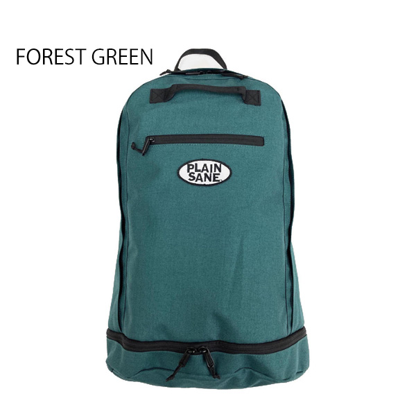 PLAINSANE PS BACK PACK 10L（BLACK　FOREST GREEN　DEEP ORANGE)  スノーボード バックパック リュック プレインセイン PLAIN SANE_2