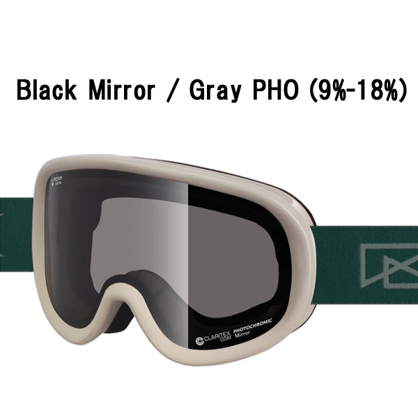 25-26 ゴーグル リボルト スノーボード SUPER LIGHT FRAME INF R26INF 調光レンズ