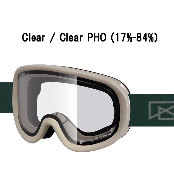 25-26 ゴーグル リボルト スノーボード SUPER LIGHT FRAME INF R26INF 調光レンズ
