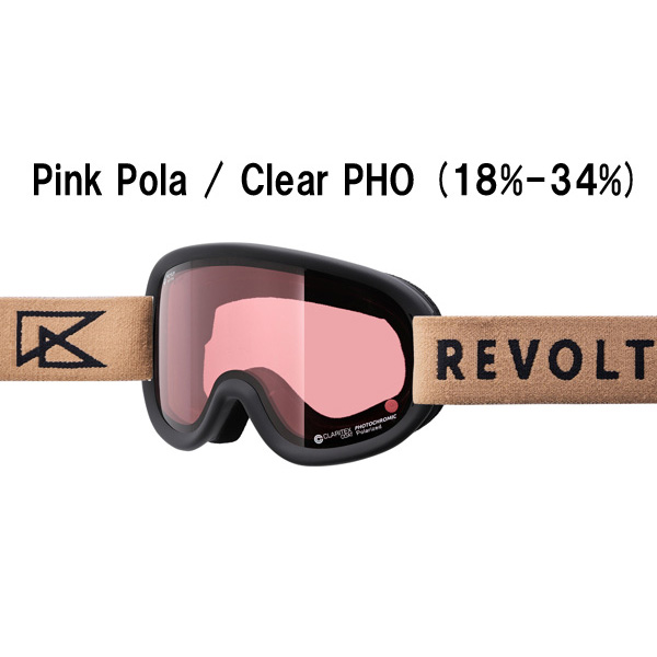 正規新品23-24 REVOLT 調光レンズ Clear/Clear Pho スキー・スノーボードアクセサリー