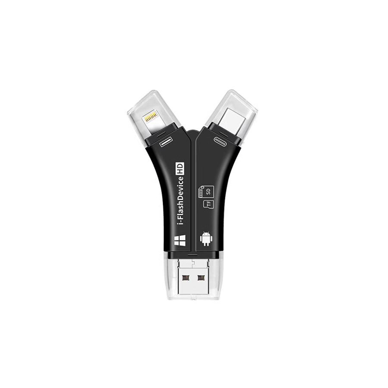 カードリーダー SD usb iphone type-c Android USBメモリSDカードリーダー バックアップ 写真 保存 転送 データ 高速 | ブランド登録なし | 01