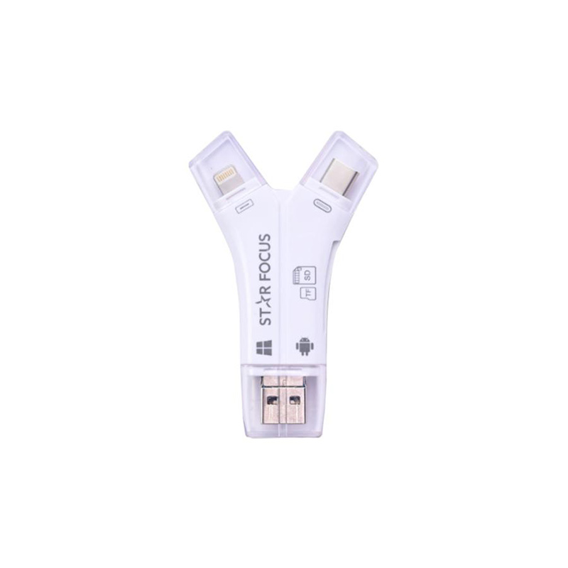 カードリーダー SD usb iphone type-c Android USBメモリSDカードリーダー バックアップ 写真 保存 転送 データ 高速 | ブランド登録なし | 02