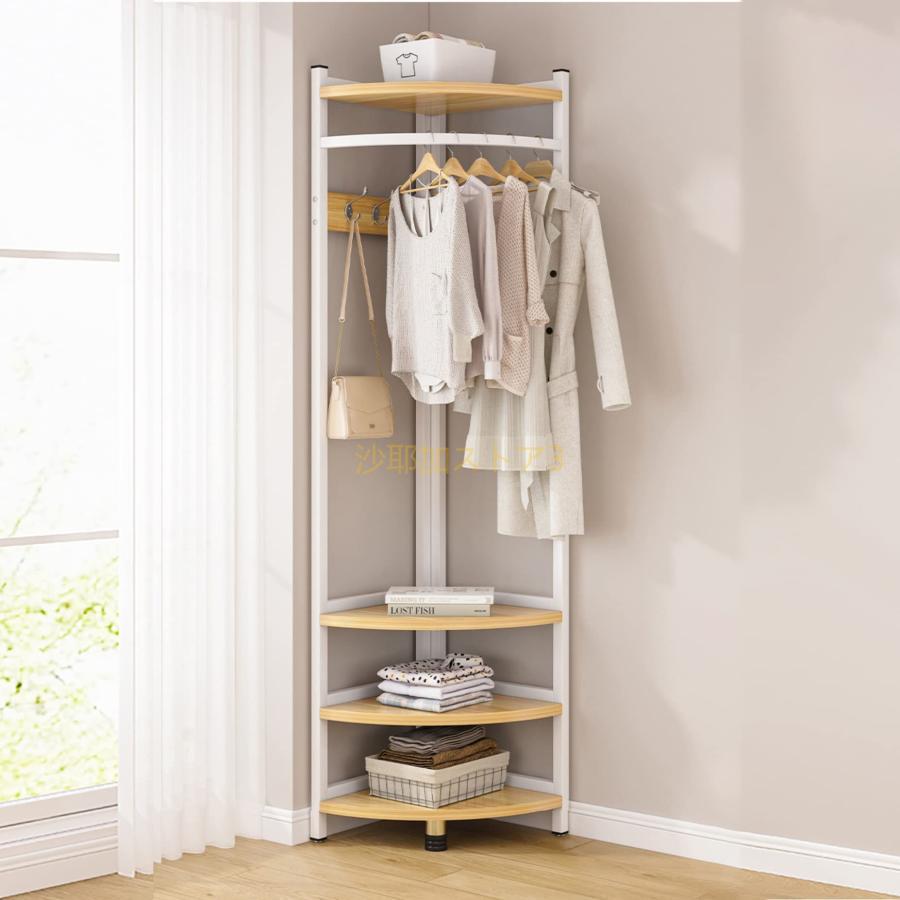 ハンガーラック  オシャレ　ディスプレイ　新品 Amazon | ハンガーラック ワードローブ組立品商用洋服かけパイプラック