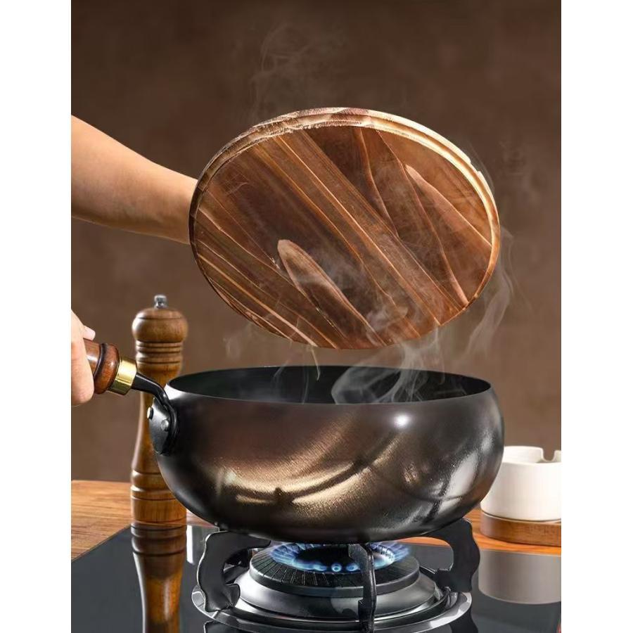 中華鍋 鉄フライパン 焦げ付かない 伝統鉄鍋 9.45インチ鉄製 焦げ付き