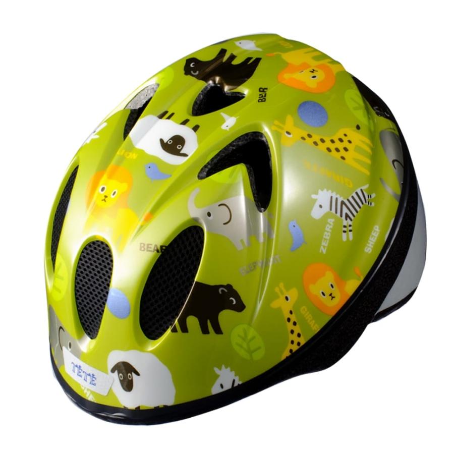 大人気 TETE スプラッシュハート XSサイズ アニマルグラスグリーン キッズヘルメット 徳島双輪 ヘルメット、関連用品 