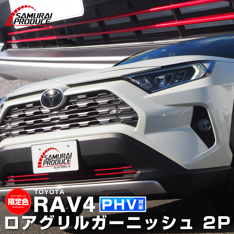 サムライプロデュース RAV4 50系 ロアグリル ガーニッシュ 2P パール