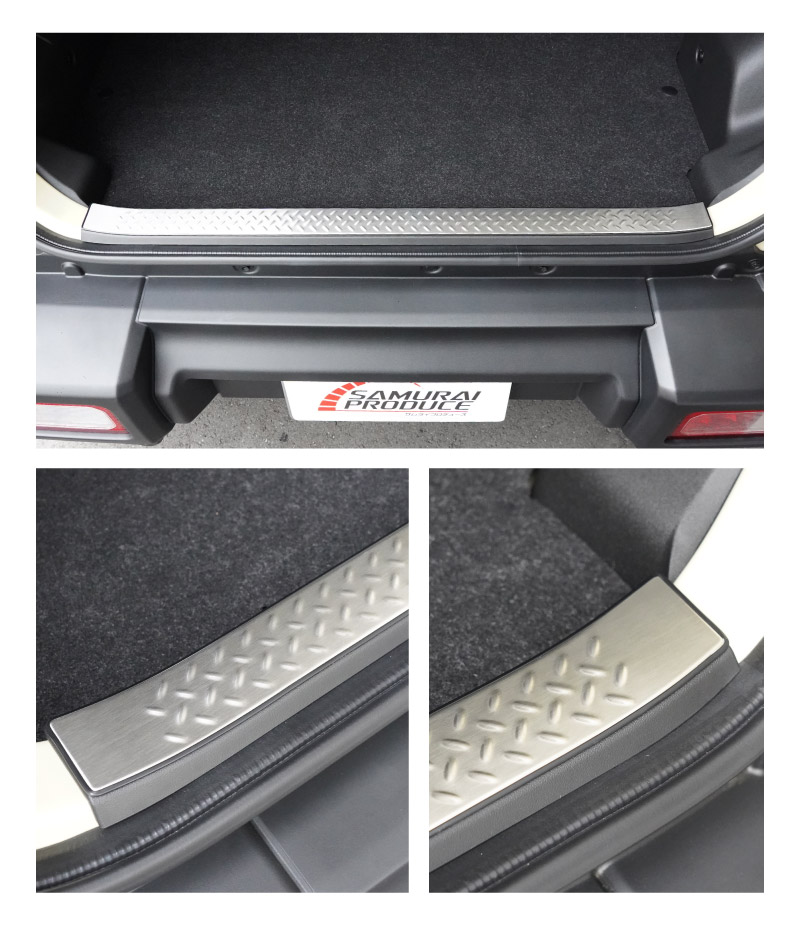 ジムニーノマド　JC74W サイドシルスカッフ　4P ブラックヘアライン 楽天市場】ジムニーノマド JC74W 5ドア サイドシル