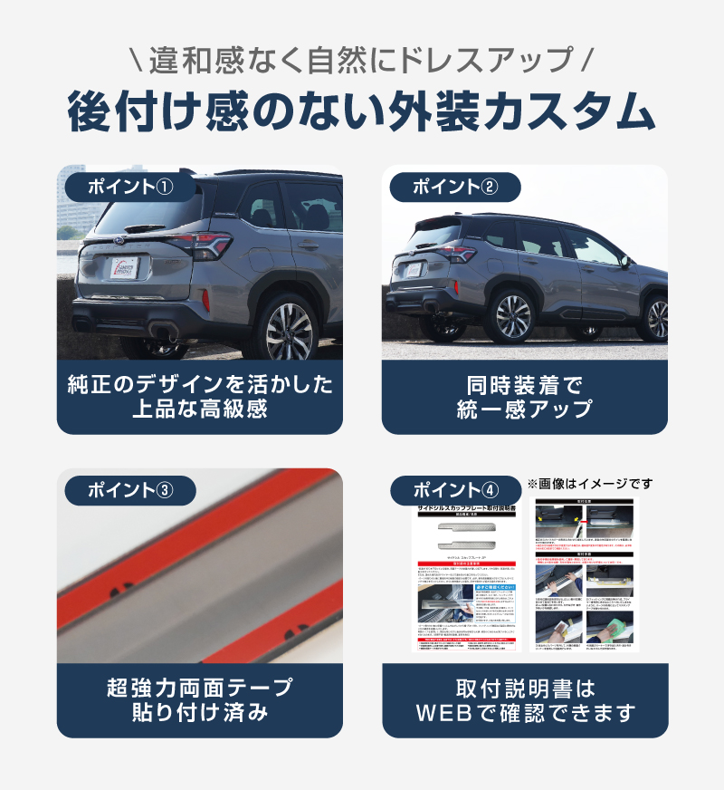 サムライプロデュース セット割 スバル 新型フォレスター SL系