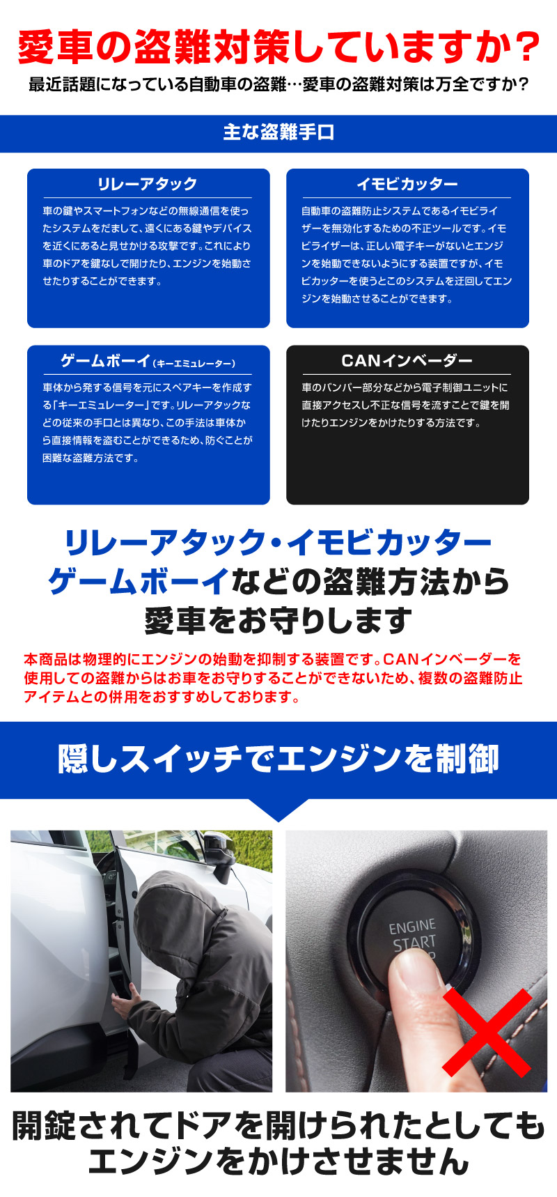 サムライプロデュース レクサス LEXUS LX 専用 車両盗難予防装置