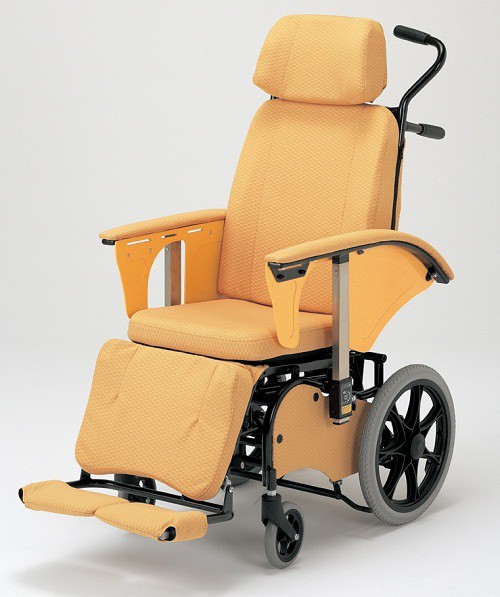 RJ-360 リクライニング介助用車椅子(車いす) いうら製車椅子 