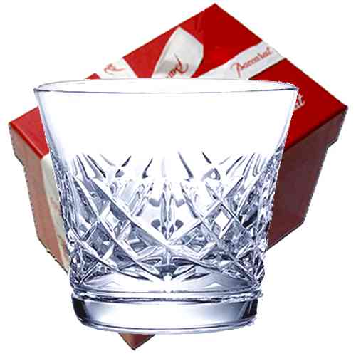 バカラ（Baccarat） 古希彫刻 名入れ可 ティアラ タンブラー ロック