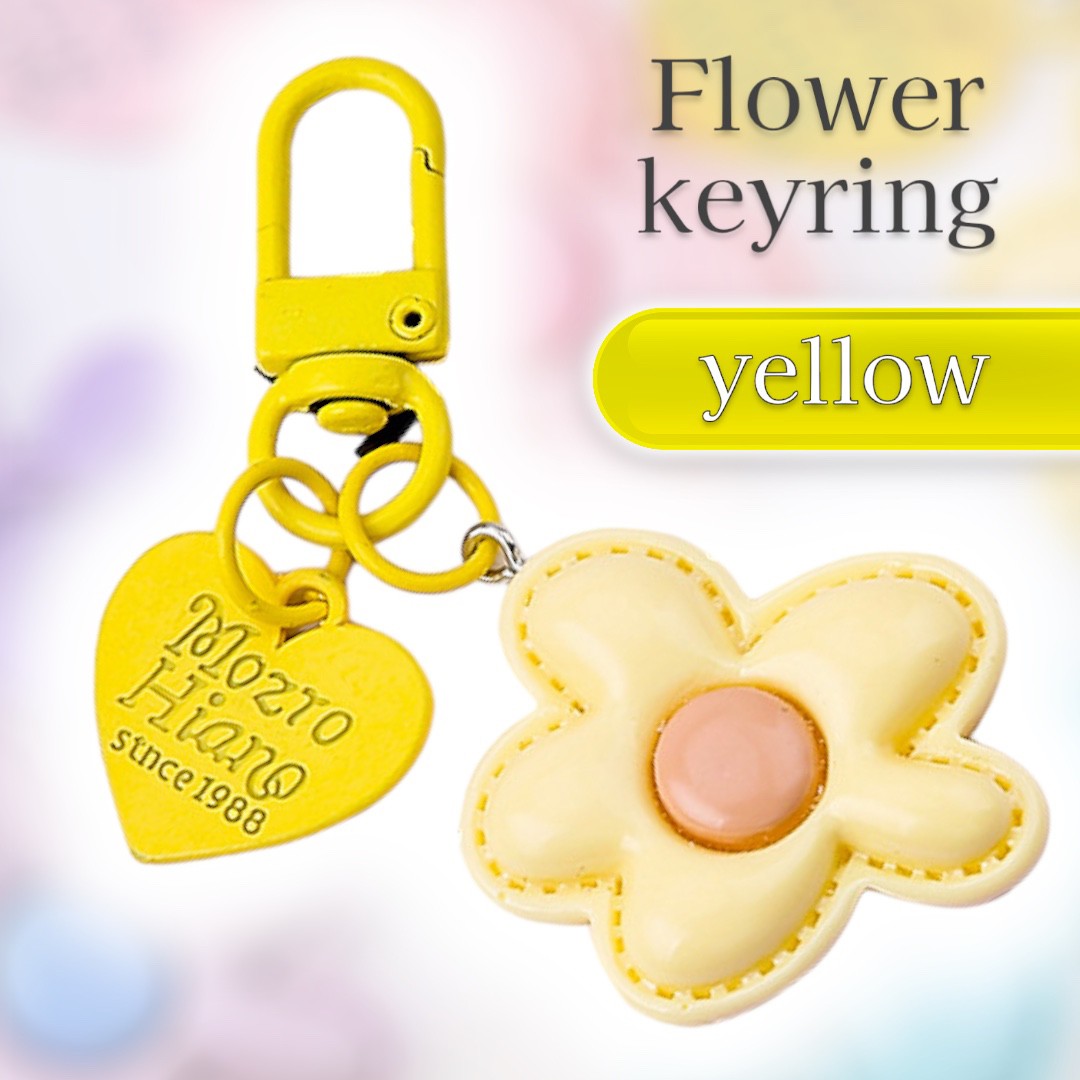 バッグチャーム キーホルダー フラワー 花 レディース バックチャーム