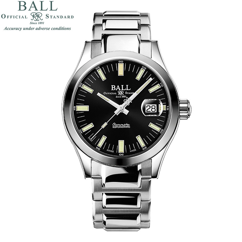 無金利ローン可 3年間無料点検付 ボールウォッチ BALL Watch エンジニアM マーベライト 904L NM9032C-S1CJ-BK メンズ  高級 腕時計 時計 自動巻