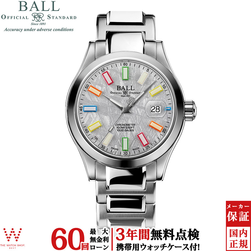 ̵ 3ǯ̵ ܡ륦å BALL WATCH Engineer III Marvelight Chronometer 40 Meteorite NM9026C-S46CJ-MSLR  